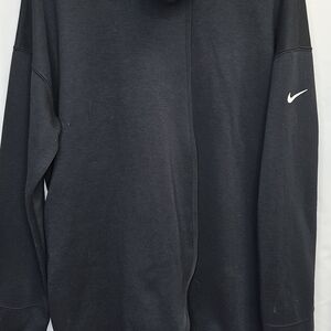 Nike Black Sweatshirt with White Swoosh